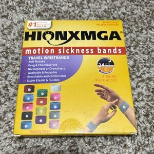Motion Sickness Bands, Only tried on. Never worn. 6 Pairs